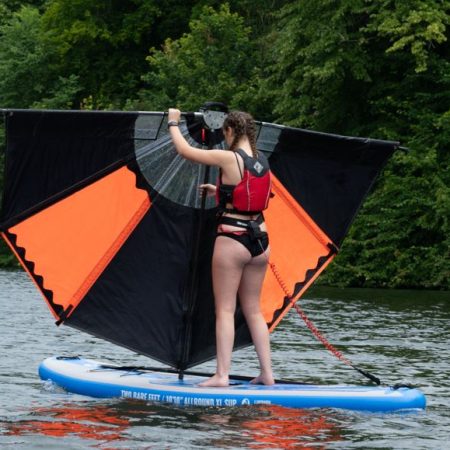 Black and Orange Supsail